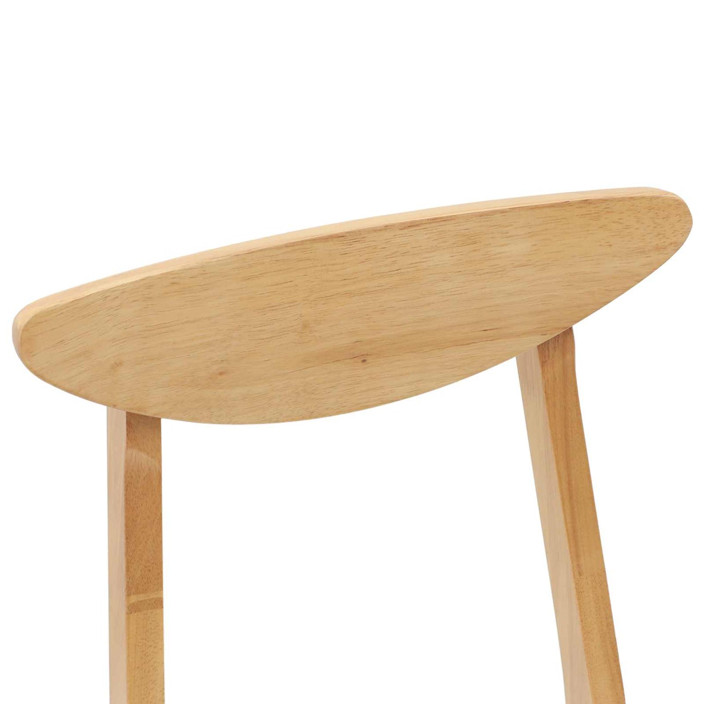 Eettafelstoelen 2 pcs Naturel 42 x 47.5 x 81 cm