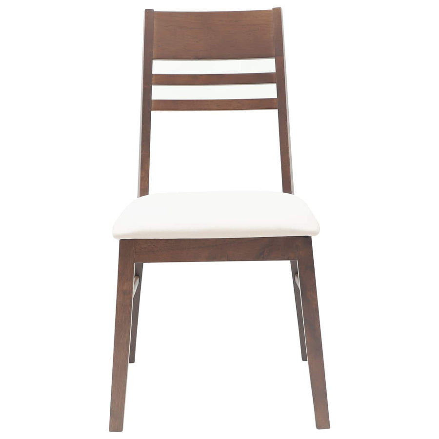 Eettafelstoelen 2 pcs Licht Bruin 43 x 54 x 89 cm