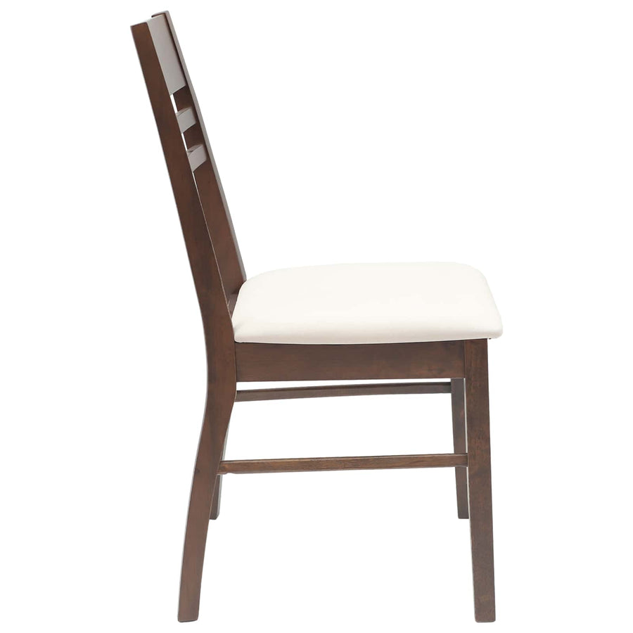 Eettafelstoelen 2 pcs Licht Bruin 43 x 54 x 89 cm