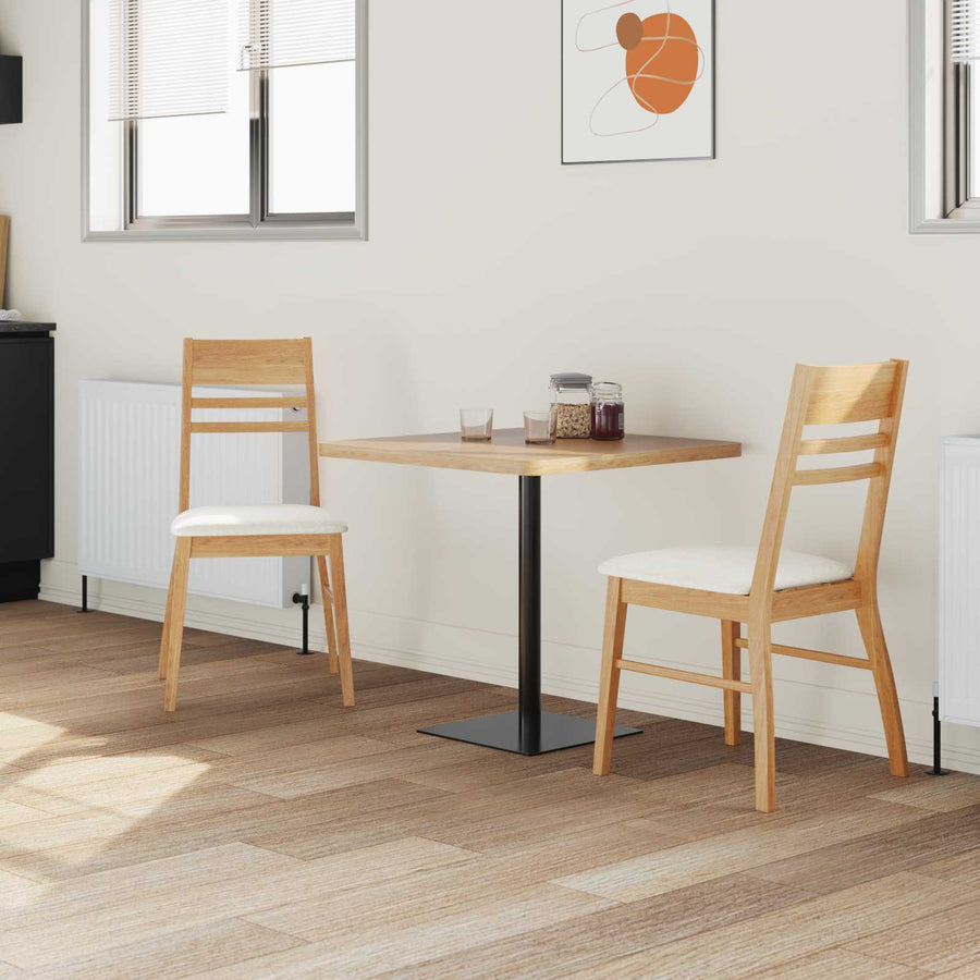 Eettafelstoelen 2 pcs Naturel 43 x 54 x 89 cm