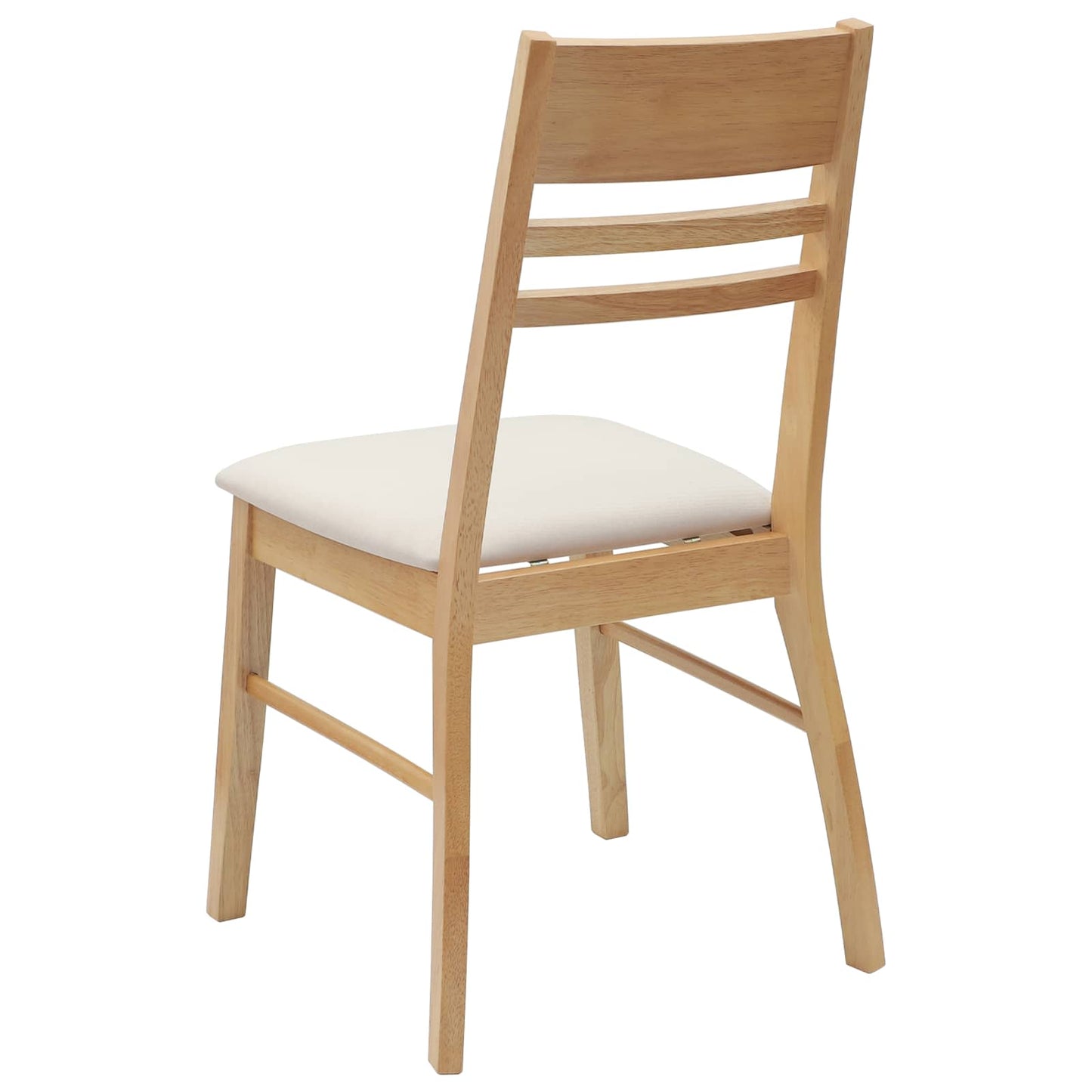 Eettafelstoelen 2 pcs Naturel 43 x 54 x 89 cm