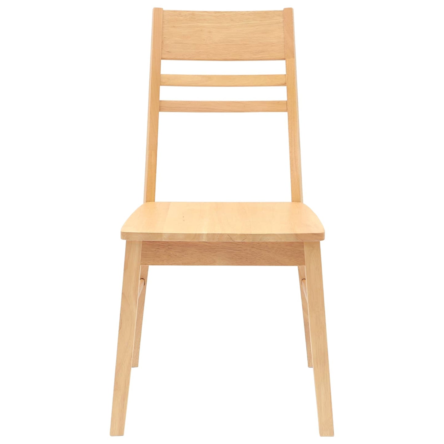 Eettafelstoelen 2 pcs Naturel 43 x 54 x 89 cm