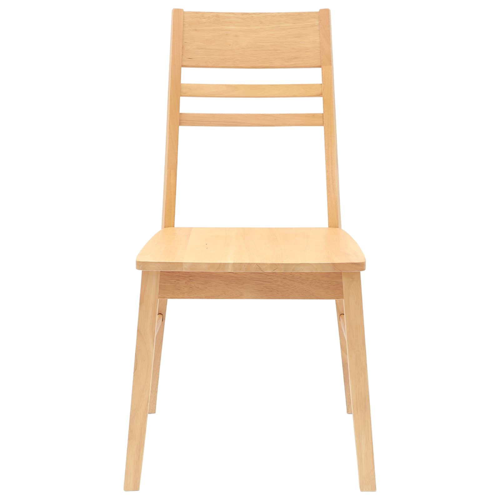 Eettafelstoelen 2 pcs Naturel 43 x 54 x 89 cm