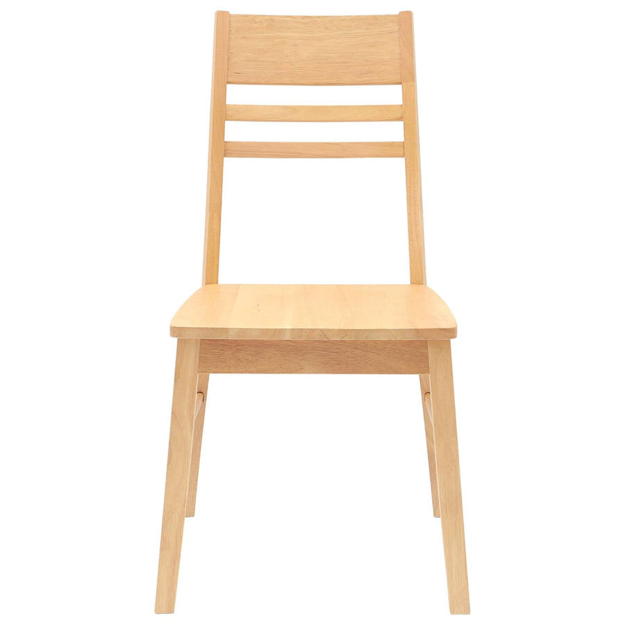 Eettafelstoelen 2 pcs Naturel 43 x 54 x 89 cm