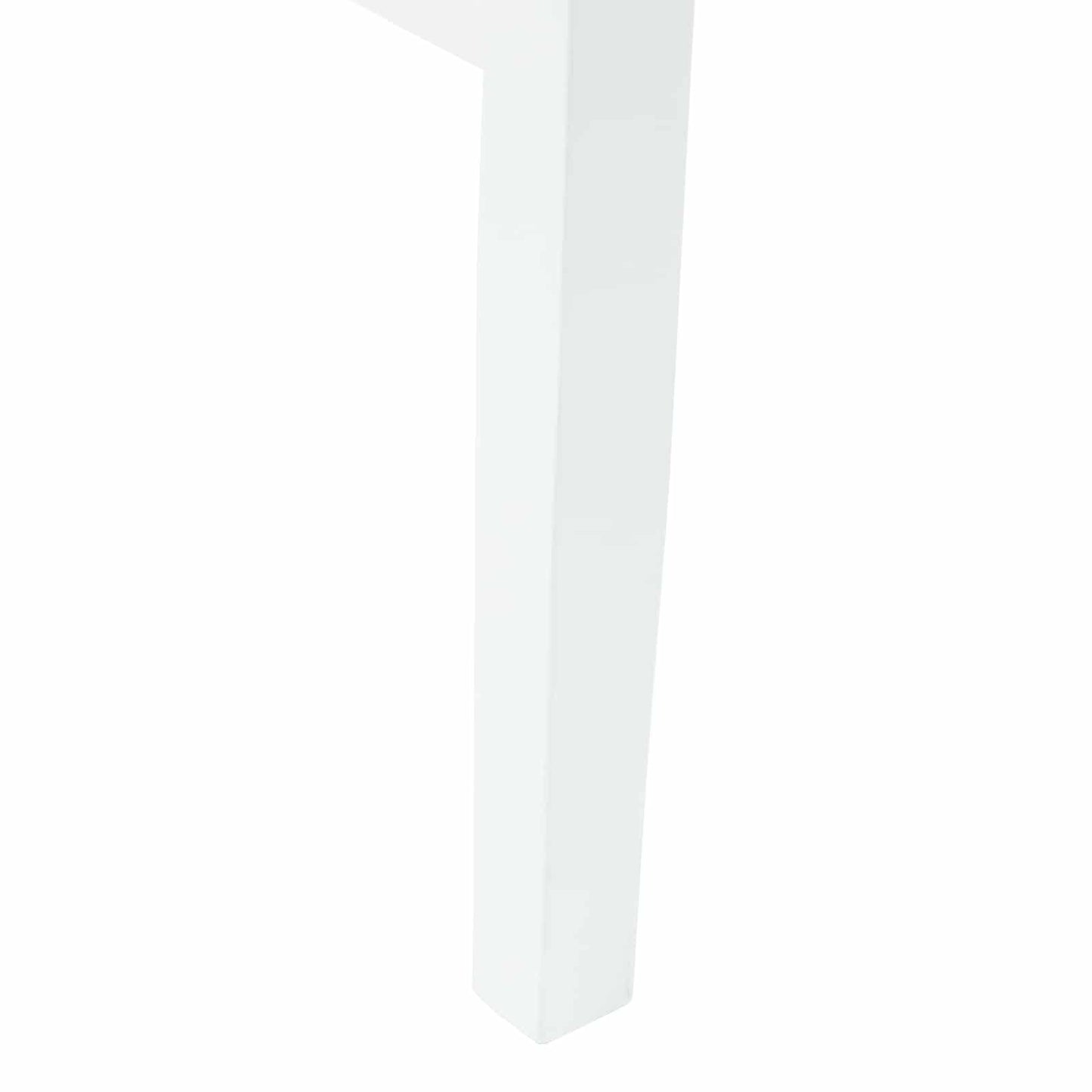 Eettafelstoelen 2 pcs Wit 43 x 54 x 89 cm Massief Rubberhout