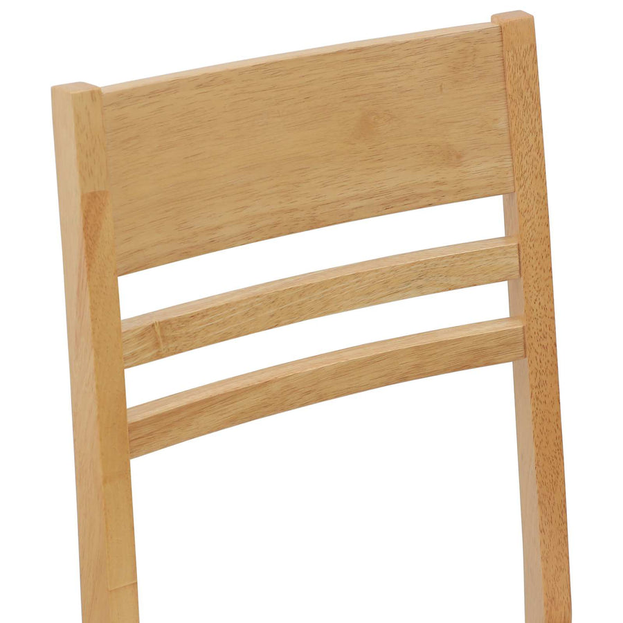 Eettafelstoelen 2 pcs Naturel 43 x 54 x 89 cm