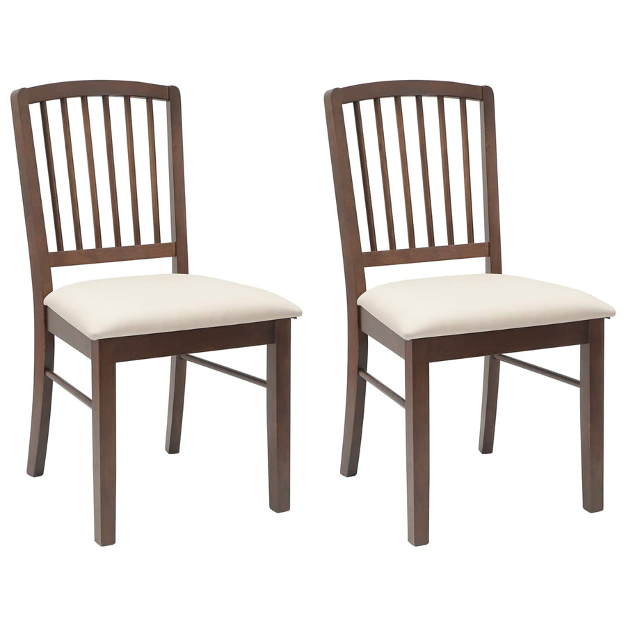Eettafelstoelen 2 pcs Licht Bruin 50 x 52,5 x 91 cm