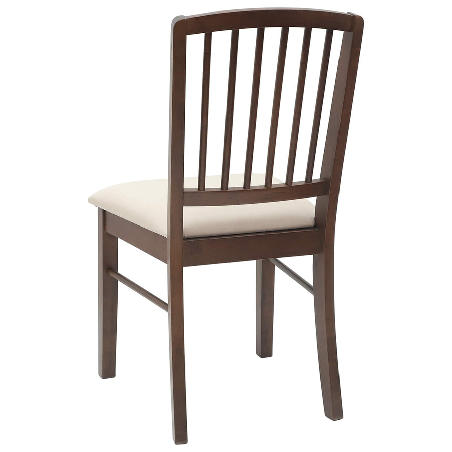 Eettafelstoelen 2 pcs Licht Bruin 50 x 52,5 x 91 cm
