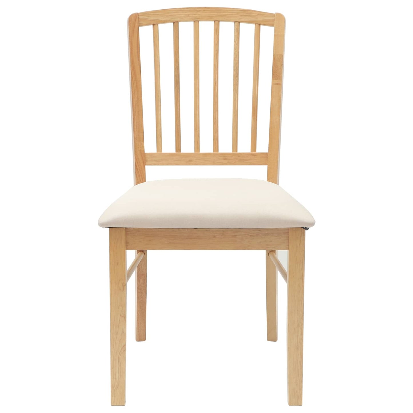 Eettafelstoelen 2 pcs Naturel 50 x 52,5 x 91 cm