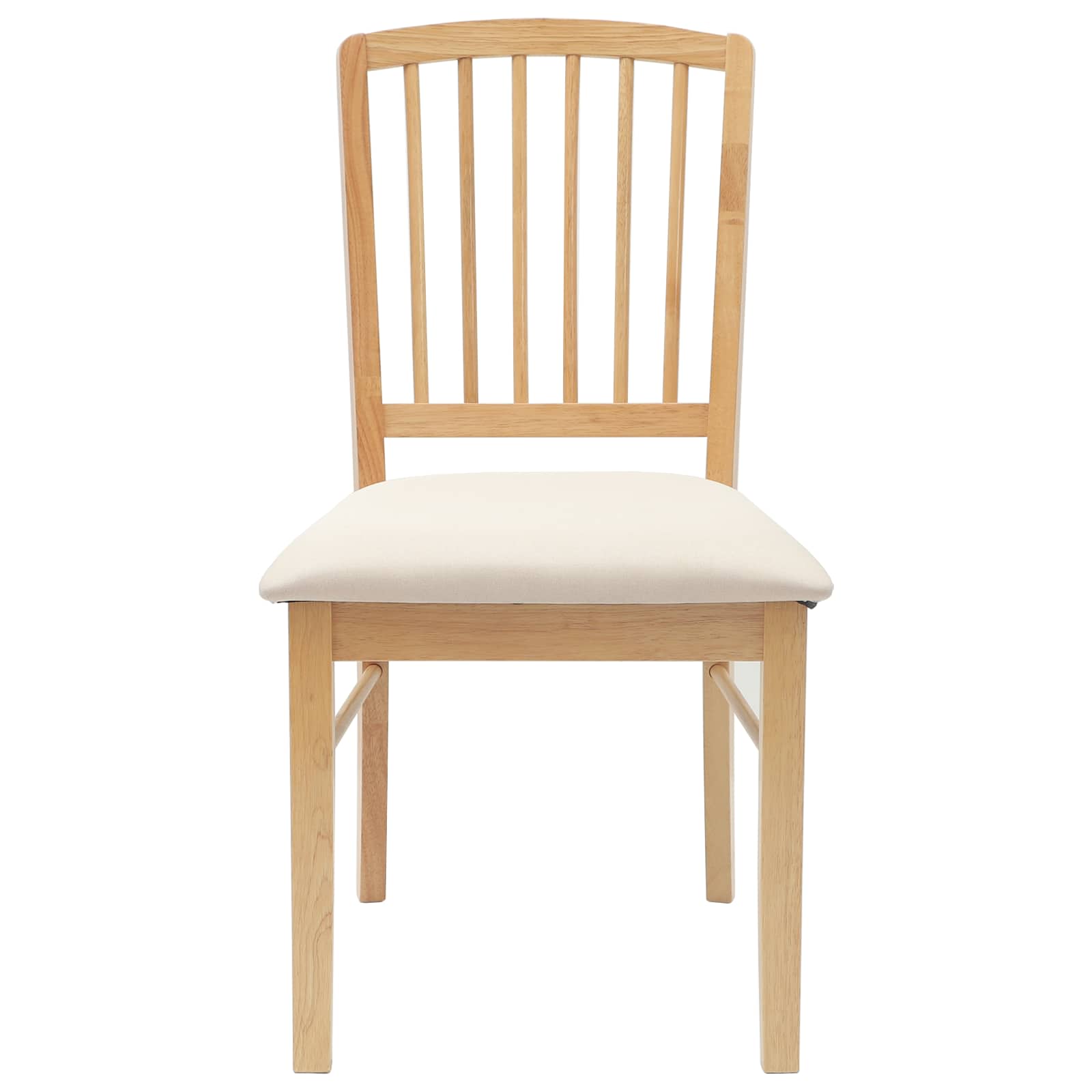 Eettafelstoelen 2 pcs Naturel 50 x 52,5 x 91 cm