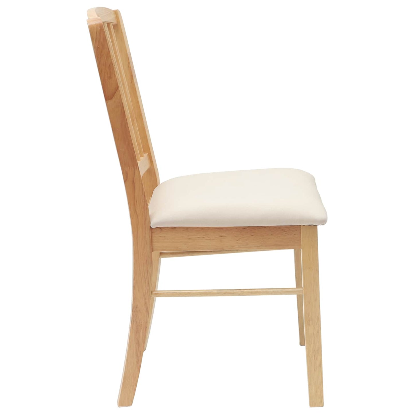Eettafelstoelen 2 pcs Naturel 50 x 52,5 x 91 cm