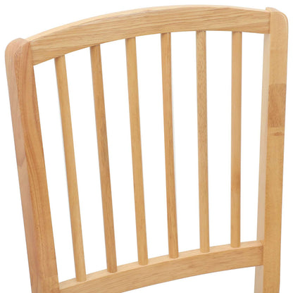 Eettafelstoelen 2 pcs Naturel 50 x 52,5 x 91 cm