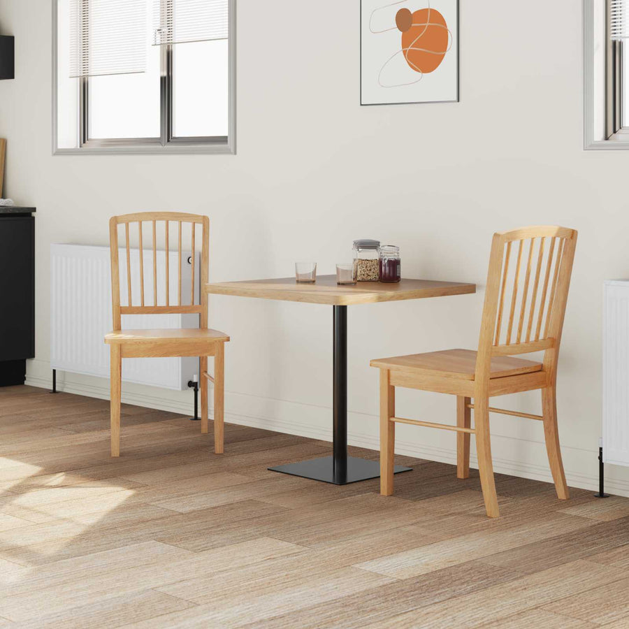 Eettafelstoelen 2 pcs Naturel 50 x 52,5 x 91 cm