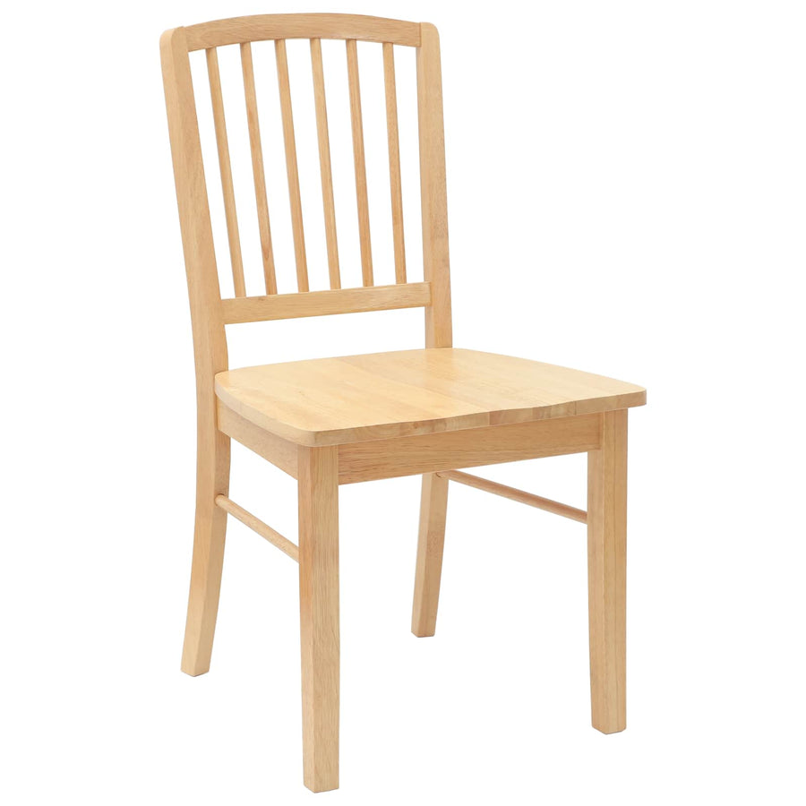 Eettafelstoelen 2 pcs Naturel 50 x 52,5 x 91 cm