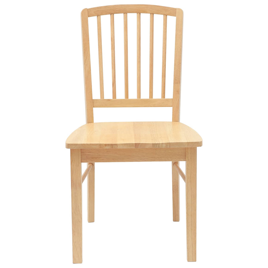 Eettafelstoelen 2 pcs Naturel 50 x 52,5 x 91 cm