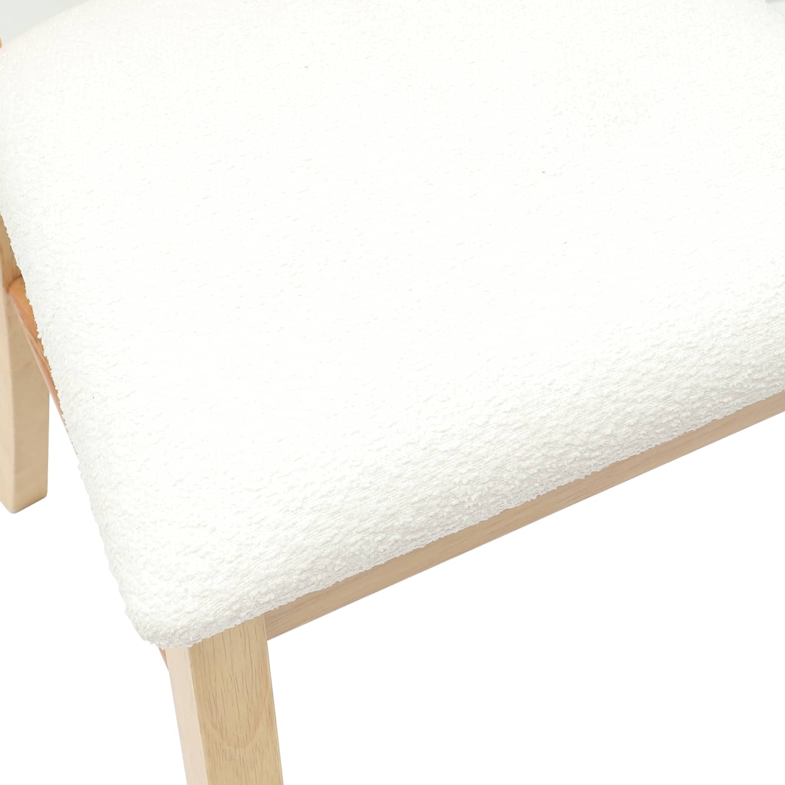 Eettafelstoelen 2 pcs Naturel 50 x 52,5 x 91 cm