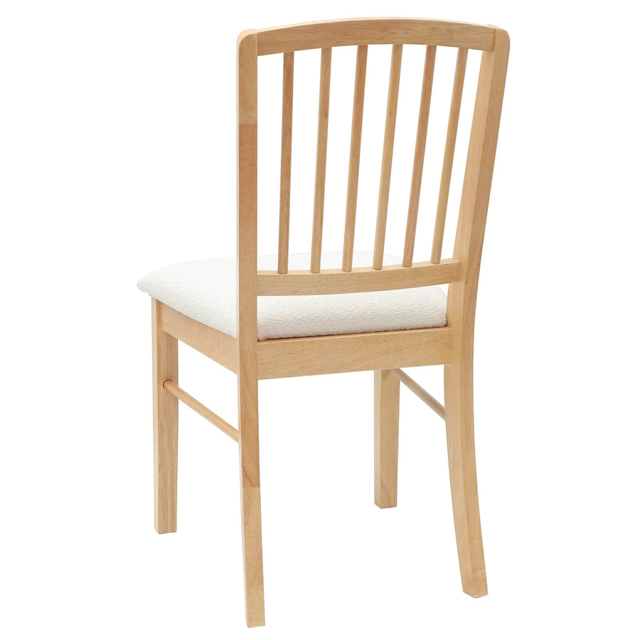 Eettafelstoelen 2 pcs Naturel 50 x 52,5 x 91 cm