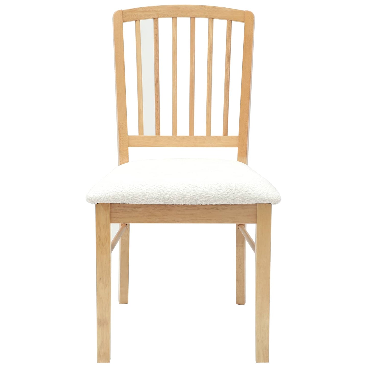 Eettafelstoelen 2 pcs Naturel 50 x 52,5 x 91 cm