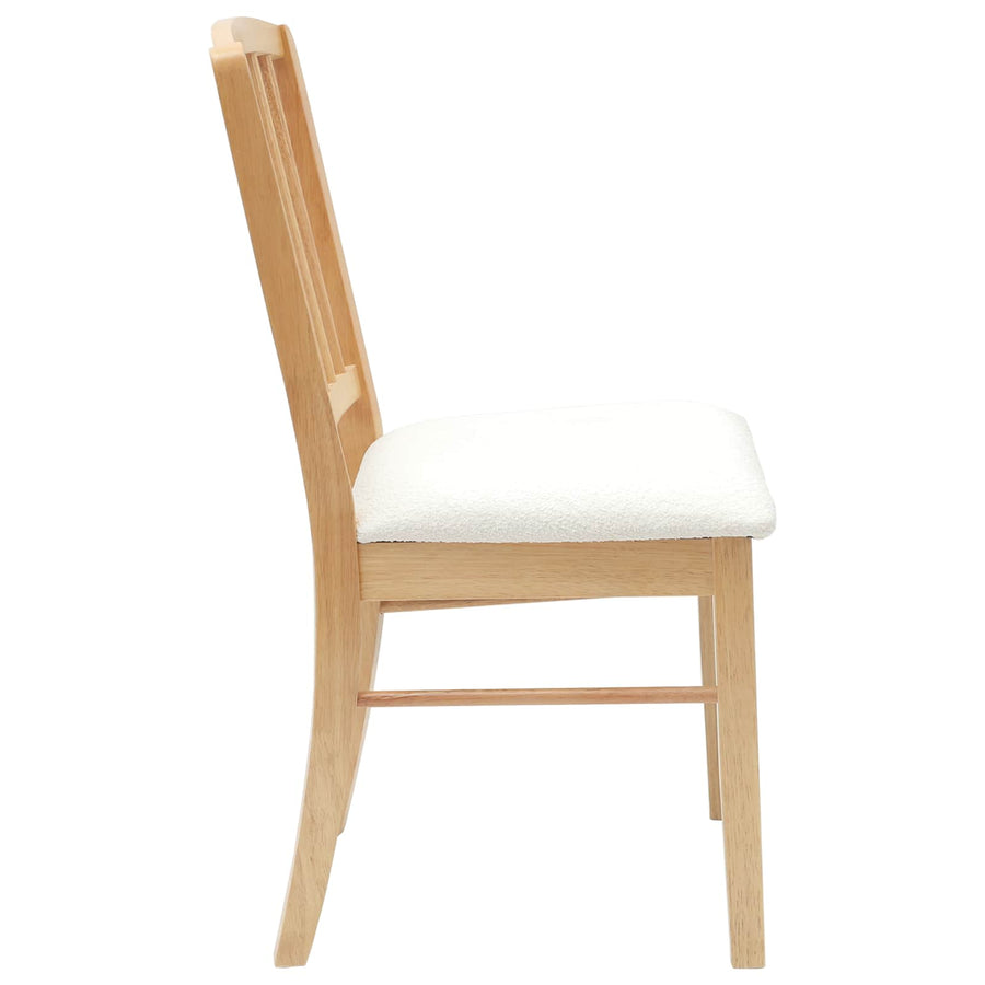 Eettafelstoelen 2 pcs Naturel 50 x 52,5 x 91 cm