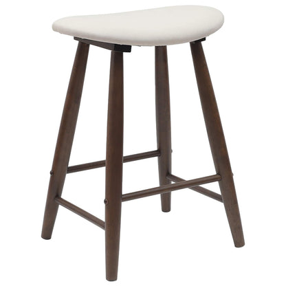 Eettafelstoelen 2 pcs Licht Bruin 46 x 37 x 63 cm