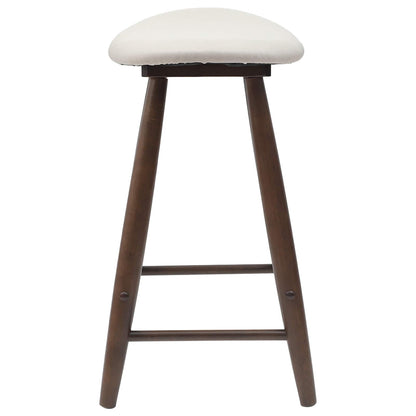 Eettafelstoelen 2 pcs Licht Bruin 46 x 37 x 63 cm