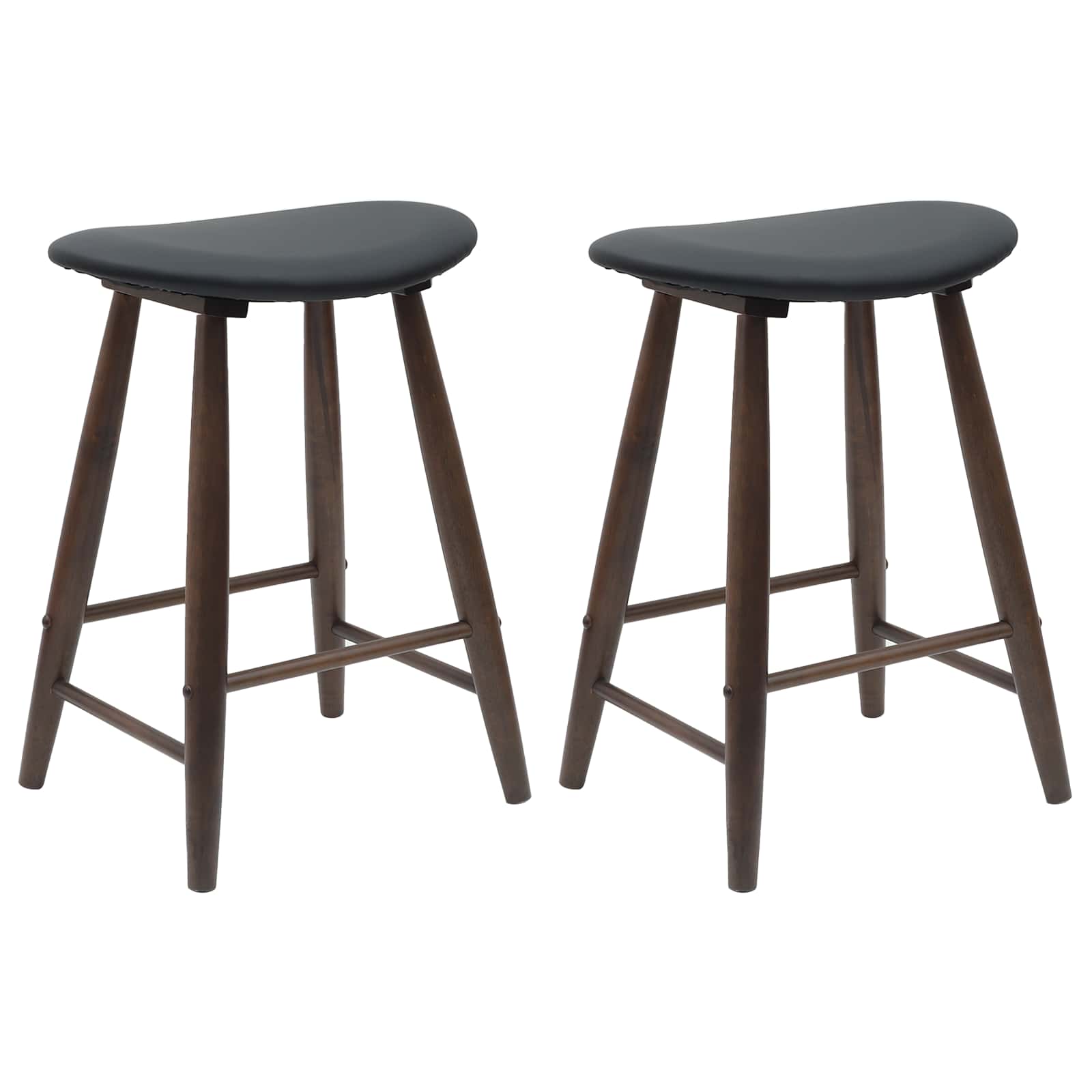 Eettafelstoelen 2 pcs Licht Bruin 46 x 37 x 63 cm