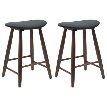 Eettafelstoelen 2 pcs Licht Bruin 46 x 37 x 63 cm