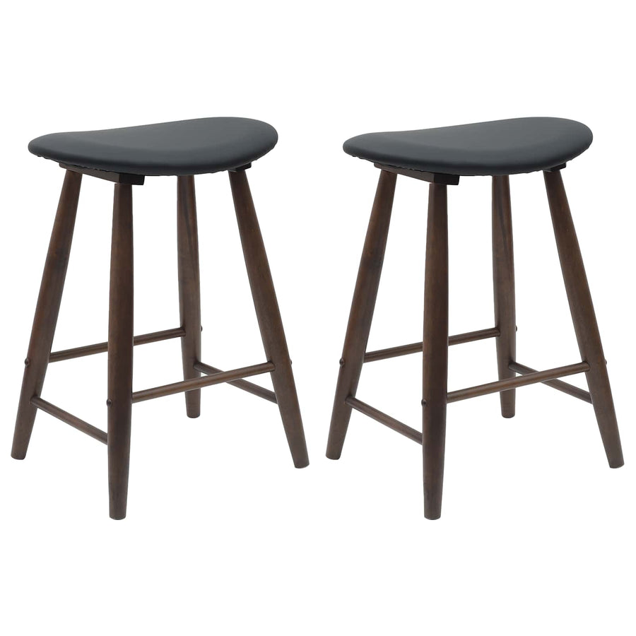 Eettafelstoelen 2 pcs Licht Bruin 46 x 37 x 63 cm