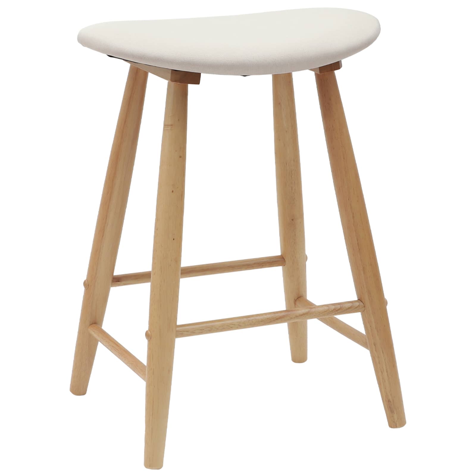 Eettafelstoelen 2 pcs Naturel 46 x 37 x 63 cm