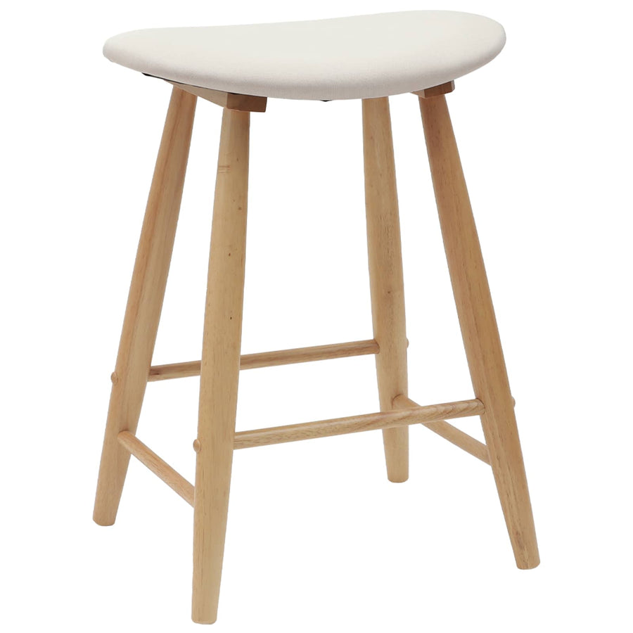 Eettafelstoelen 2 pcs Naturel 46 x 37 x 63 cm