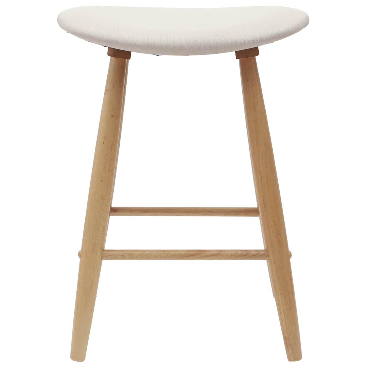 Eettafelstoelen 2 pcs Naturel 46 x 37 x 63 cm
