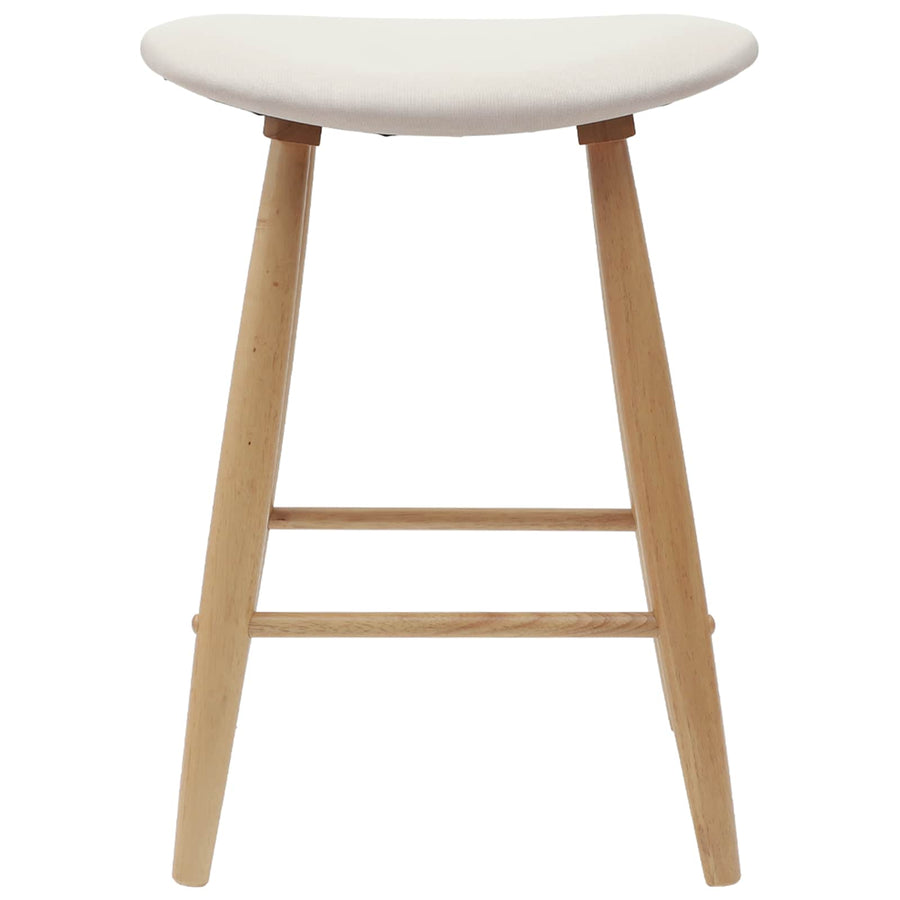 Eettafelstoelen 2 pcs Naturel 46 x 37 x 63 cm
