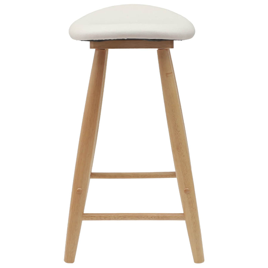 Eettafelstoelen 2 pcs Naturel 46 x 37 x 63 cm