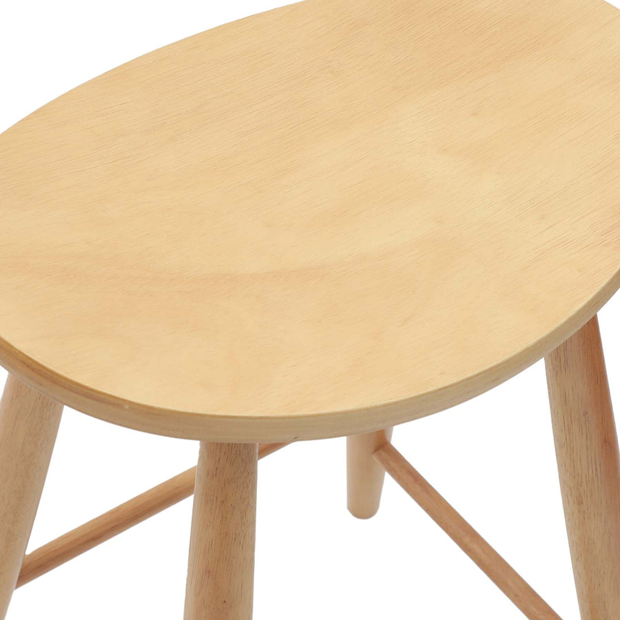 Eettafelstoelen 2 pcs Naturel 46 x 37 x 63 cm