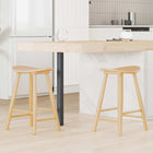 Dining Chairs 2 pcs Natural 46 x 37 x 63 cm