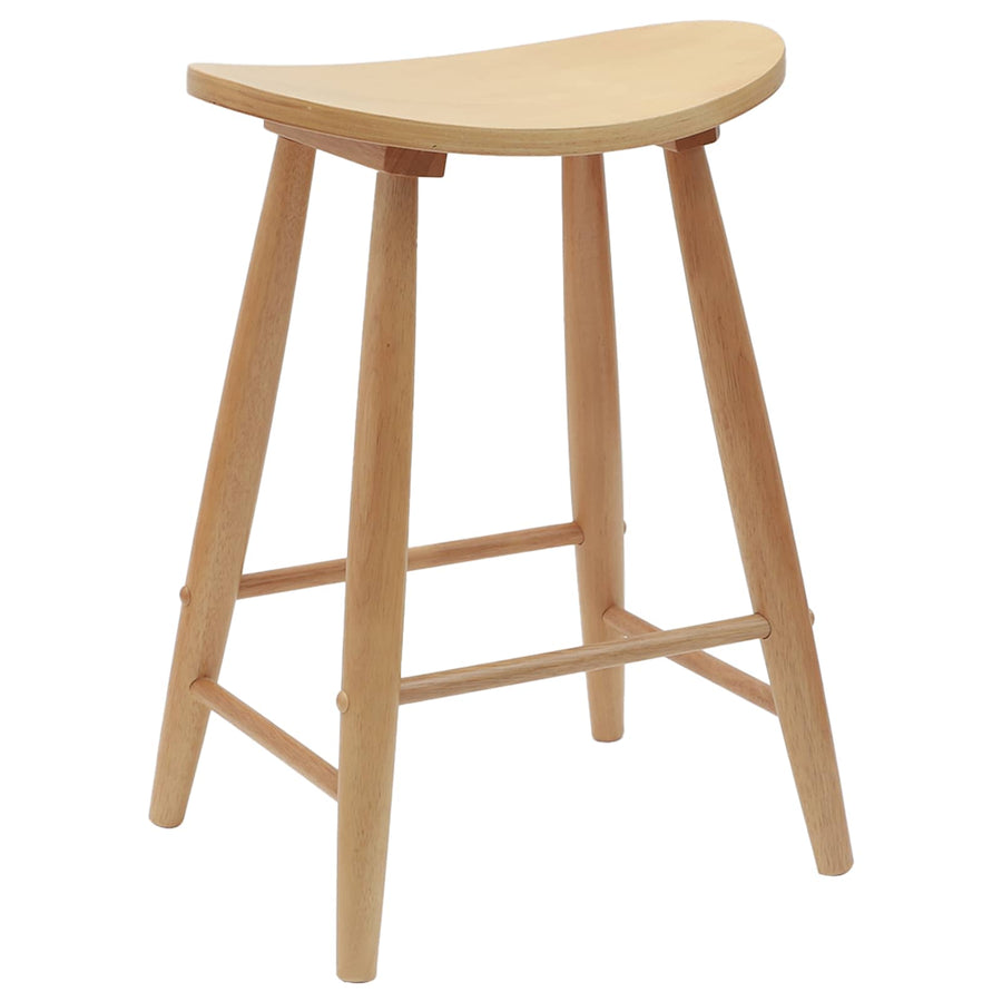 Eettafelstoelen 2 pcs Naturel 46 x 37 x 63 cm