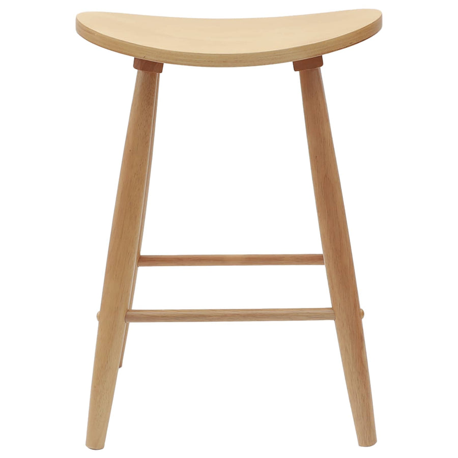 Eettafelstoelen 2 pcs Naturel 46 x 37 x 63 cm