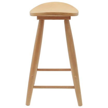 Eettafelstoelen 2 pcs Naturel 46 x 37 x 63 cm