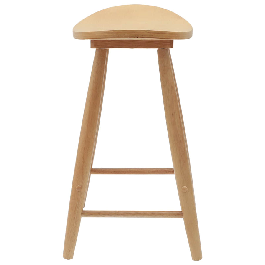 Eettafelstoelen 2 pcs Naturel 46 x 37 x 63 cm