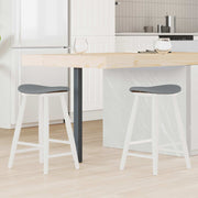 Eettafelstoelen 2 stuks wit 46x37x63 cm massief rubberhout