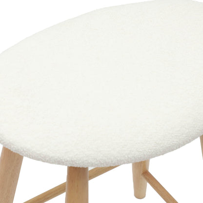 Eettafelstoelen 2 pcs Naturel 46 x 37 x 63 cm