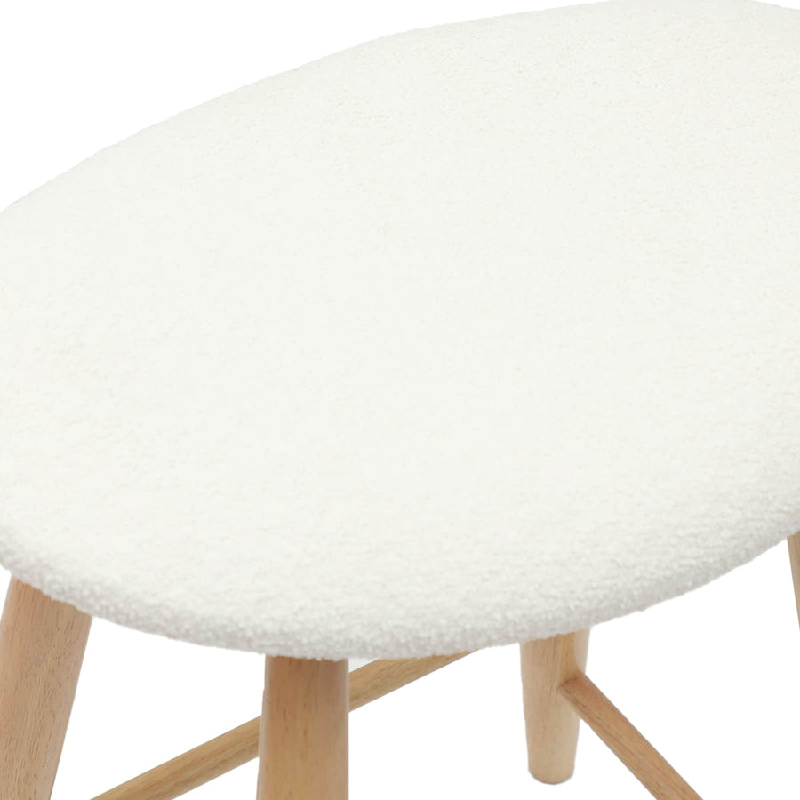 Eettafelstoelen 2 pcs Naturel 46 x 37 x 63 cm