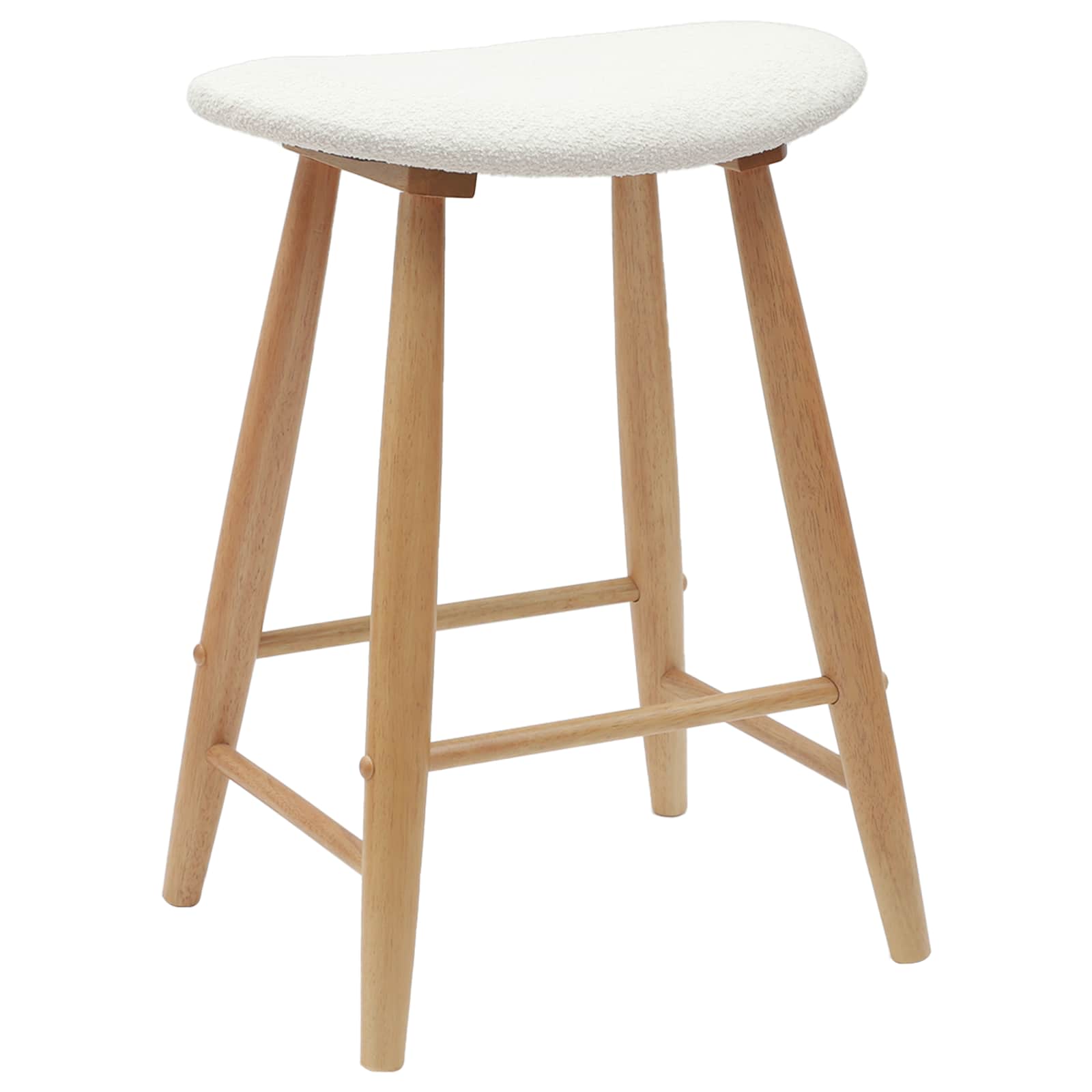 Eettafelstoelen 2 pcs Naturel 46 x 37 x 63 cm