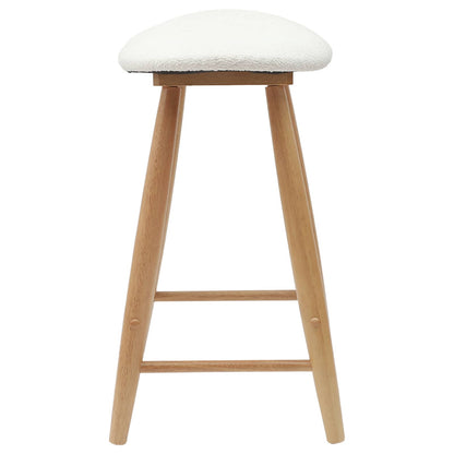 Eettafelstoelen 2 pcs Naturel 46 x 37 x 63 cm