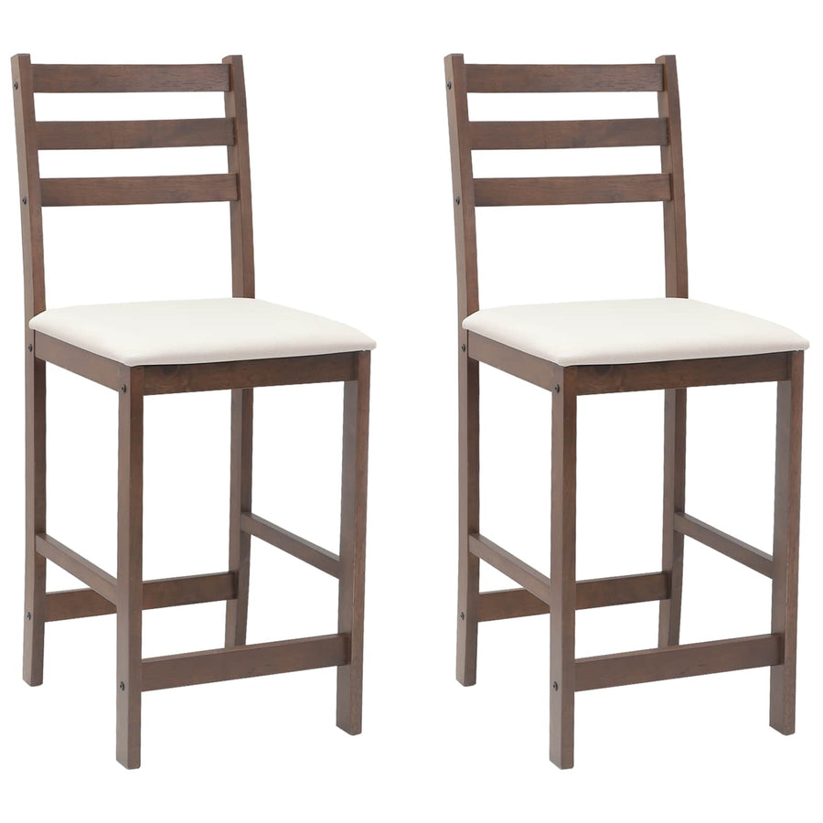 Eettafelstoelen 2 pcs Licht Bruin 40 x 47,5 x 99,5 cm