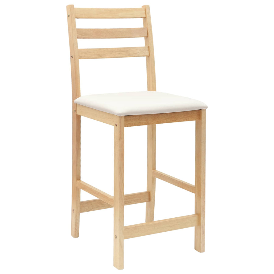 Eettafelstoelen 2 pcs Naturel 40 x 47,5 x 99,5 cm