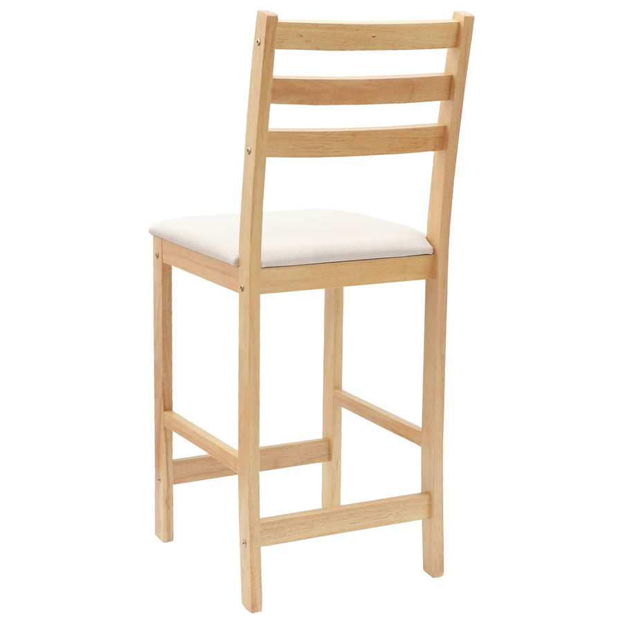 Eettafelstoelen 2 pcs Naturel 40 x 47,5 x 99,5 cm