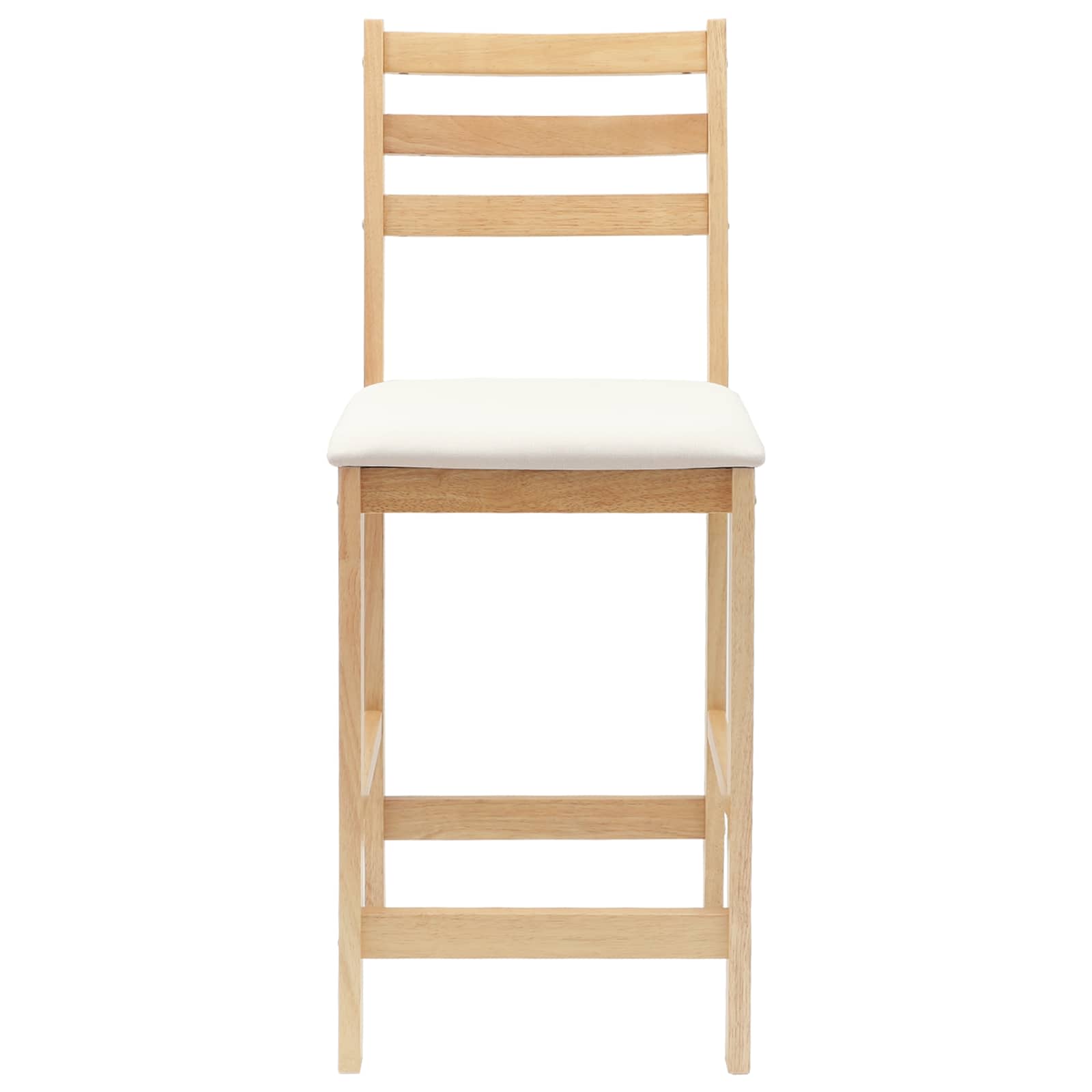 Eettafelstoelen 2 pcs Naturel 40 x 47,5 x 99,5 cm
