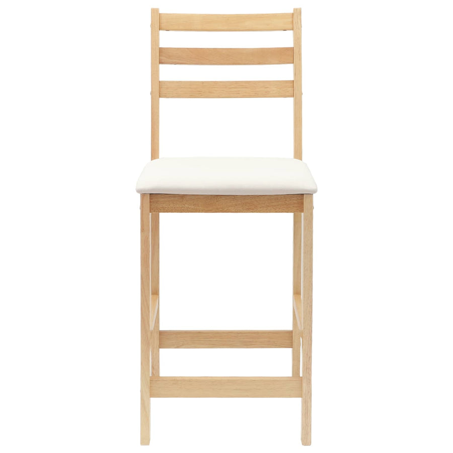 Eettafelstoelen 2 pcs Naturel 40 x 47,5 x 99,5 cm