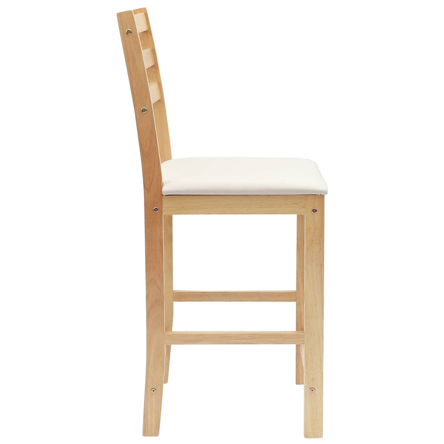 Eettafelstoelen 2 pcs Naturel 40 x 47,5 x 99,5 cm